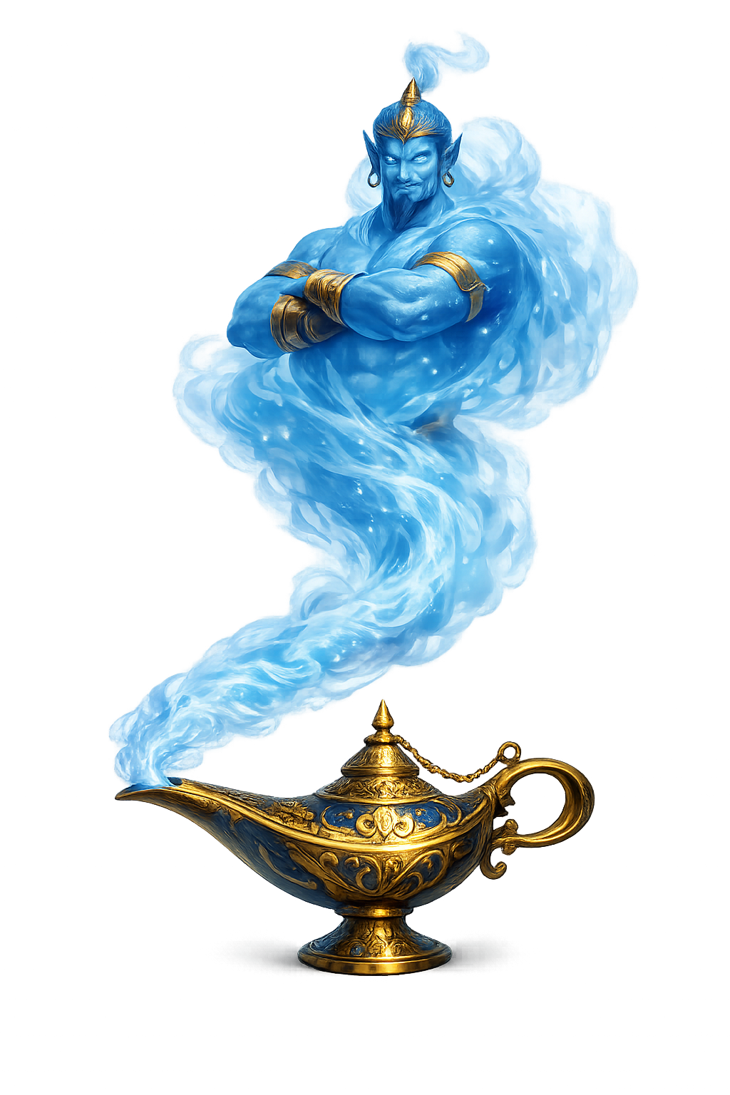 Cruise Guru coming out of Aladdin's Lamp